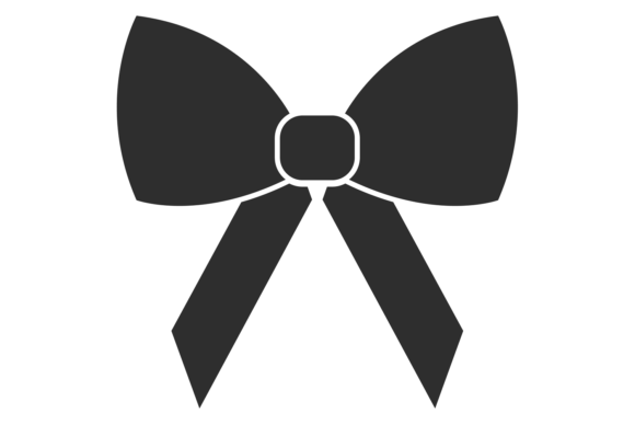 Bow Black Icon for Modern Branding