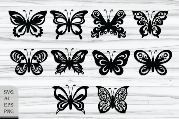 Butterfly Graphics for Local Branding