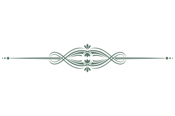 Decorative Page Break Line. Vintage Text: Graphics & Illustrations