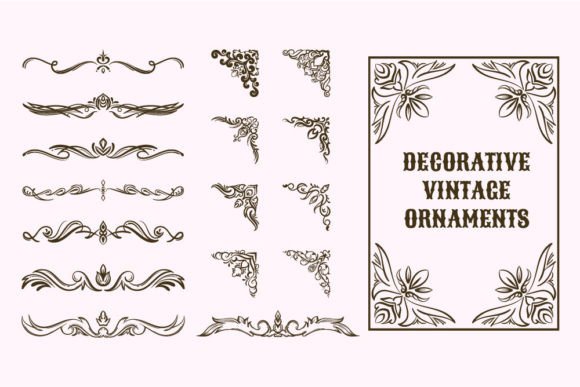 Decorative Vintage Ornaments
