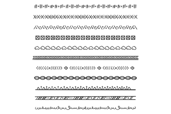 Doodle Pattern Set: Graphics & Illustrations