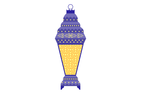 Elegant Lamp with Decorative Ornament Graphics