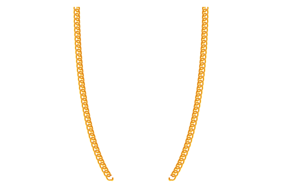 Golden Necklace Chain for Modern Branding