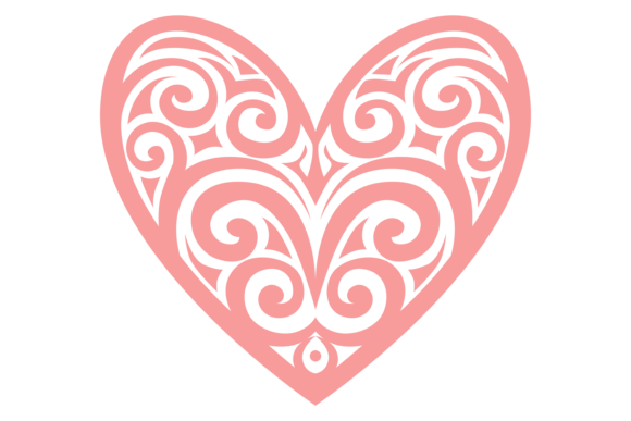 Heart Shape with Decorative Ornament