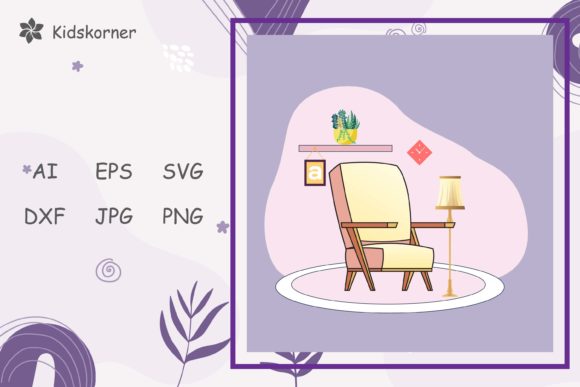 Living Room Decorative Furniture Graphics