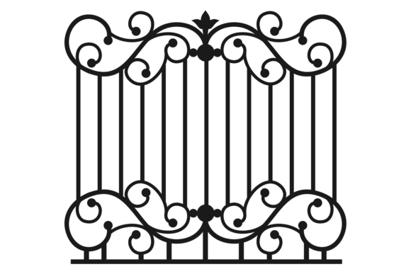 Ornate Park Fence