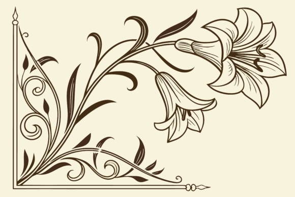 Vintage Decorative Corner Designs: Graphics & Illustrations