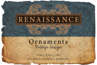 Vintage Decorative Renaissance Ornaments: Graphics & Illustrations